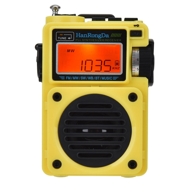 HanRongda HRD-701 Radio portatile a banda intera Subwoofer Bluetooth TF Card Display digitale Radio, HRD-701 Yellow, HRD-701 Khaki HanRongda HRD-701 Radio portatile a banda intera Subwoofer Bluetooth TF Card Display digitale Radio, HRD-701 Yellow, HRD-701 Khaki